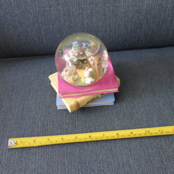 Nursery Rhyme Musical Snow Globe Mother Goose 3 Little Pigs Humpty Dumpty - Picture 14 of 15